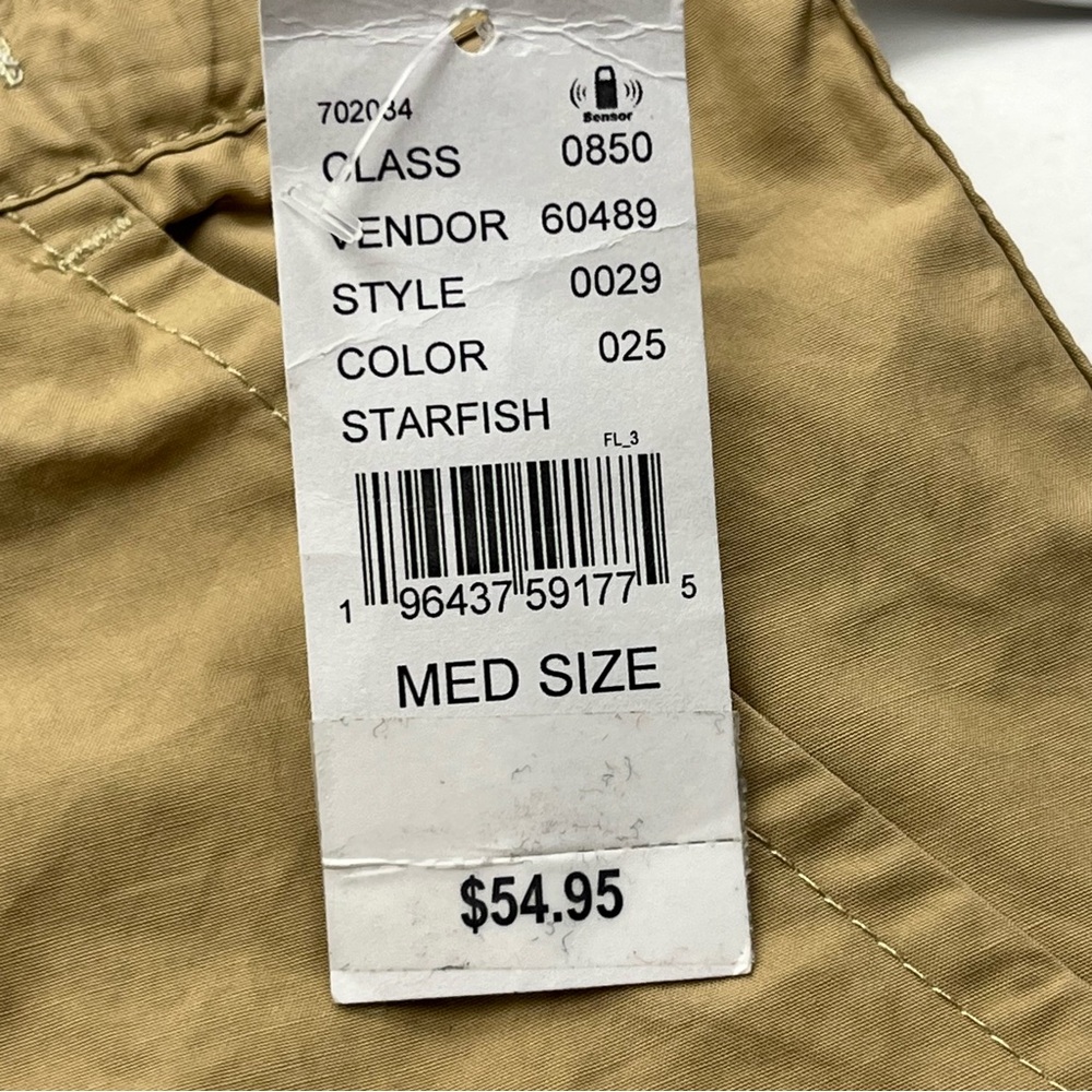 Pacsun Low Rise Puddle Khaki Tan Womens Size Medium Pant Cargo Relaxed NEW - Picture 5 of 15